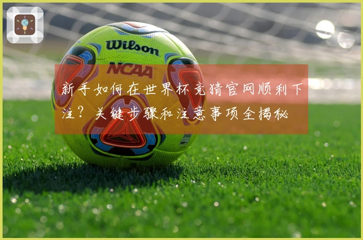 新手如何在世界杯竞猜官网顺利下注？关键步骤和注意事项全揭秘