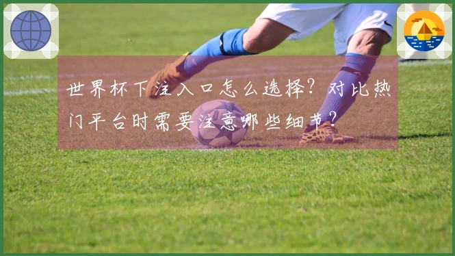 世界杯下注入口怎么选择？对比热门平台时需要注意哪些细节？