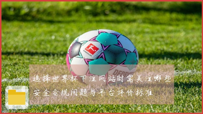选择世界杯下注网站时需关注哪些安全合规问题与平台评价标准